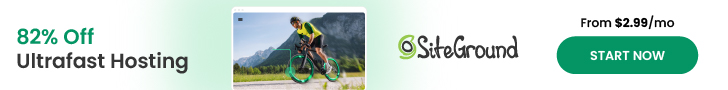 SiteGround web hosting — 82% off ultrafast hosting from $2.99 per month