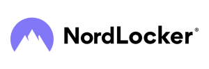 NordLocker logo, secure cloud storage and file encryption service by Nord Security.