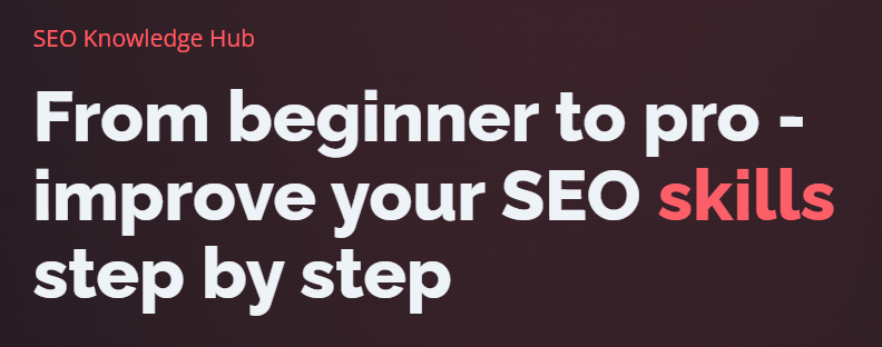 Mangools SEO Knowledge Hub – step-by-step resources to grow your SEO skills from beginner to pro.