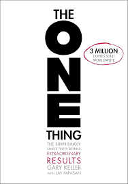 Book cover of The ONE Thing by Gary Keller — productivity and goal-setting book
