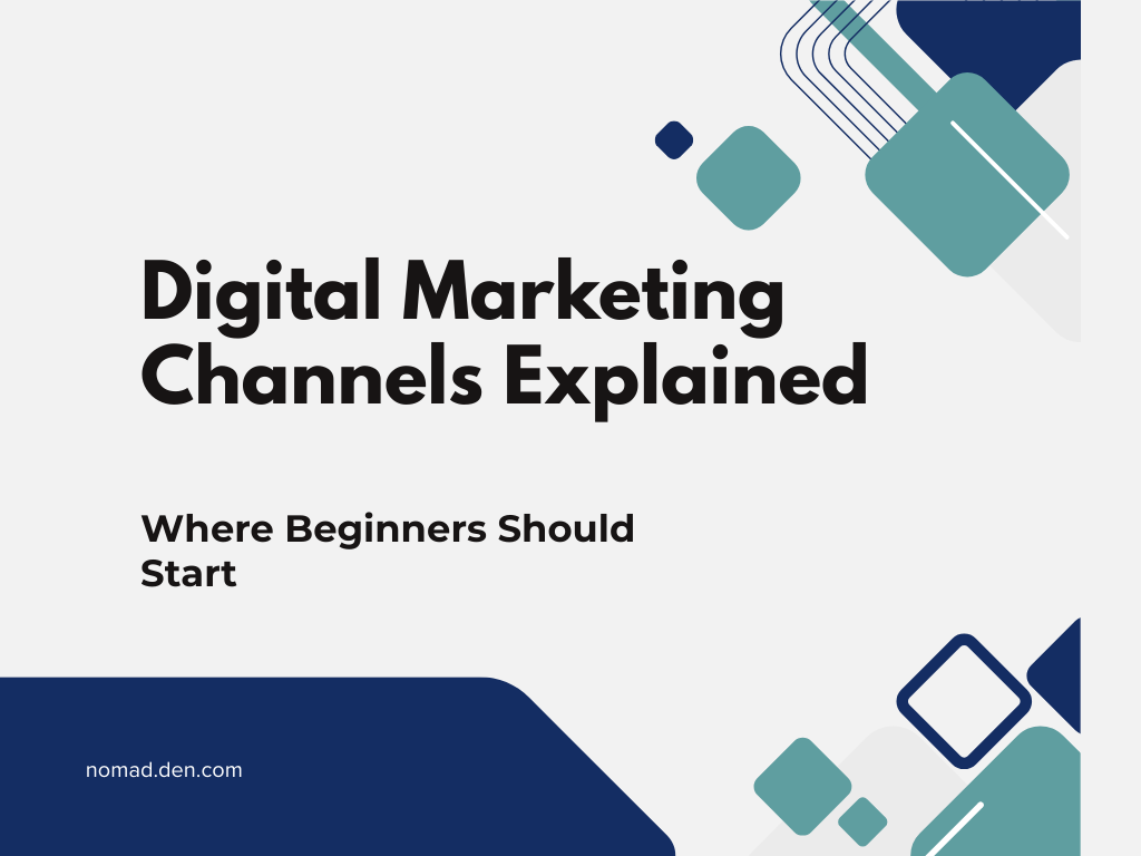 Digital marketing channels explained including SEO, content marketing, social media, email marketing, and paid advertising.