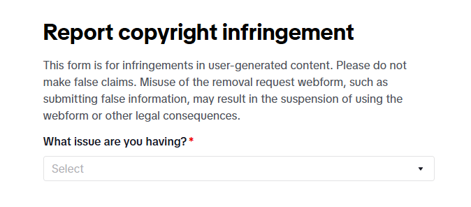 The "Platform protections haven't caught up with this" opener now works well after the TikTok screenshot. It turns from what reporting can't fix to the tool YouTube built, and why that tool misses this type of copy.