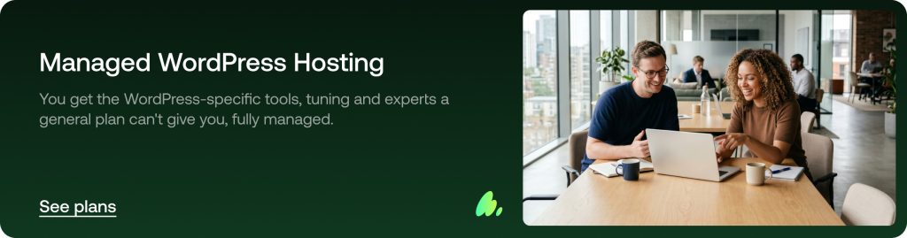 Hosting.com Managed WordPress Hosting plans