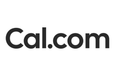 Cal.com logo in black text.