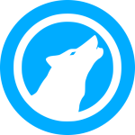librewolf LibreWolf browser logo – stylized wolf head in a circular design, representing the open-source, privacy-focused fork of Firefox.