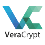 veracrypt-wordmark-logo VeraCrypt logo with stylized VC in geometric blue and green shapes above the word VeraCrypt in black text.